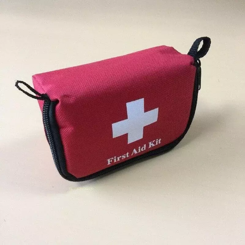Kit de primeiros socorros portátil para viagens, pílulas de emergência, bandagens adesivas, estojo de armazenamento band aid, saco vazio para a sobrevivência