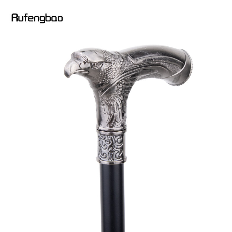 Eagle Head with Rhinestone Single Joint Fashion Walking Stick Decorative Vampire Cospaly Party Cane Halloween Crosier 93cm
