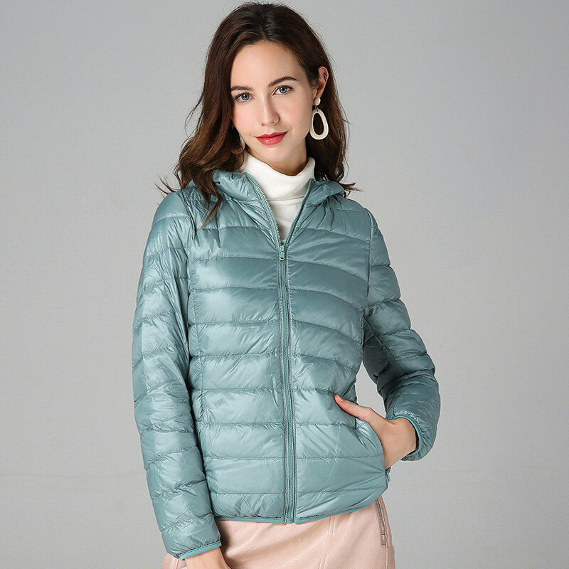 MRMT-casaco curto para mulheres, casaco grosso e quente, branco fino, leve, moda europeia, novo em marca, 2024