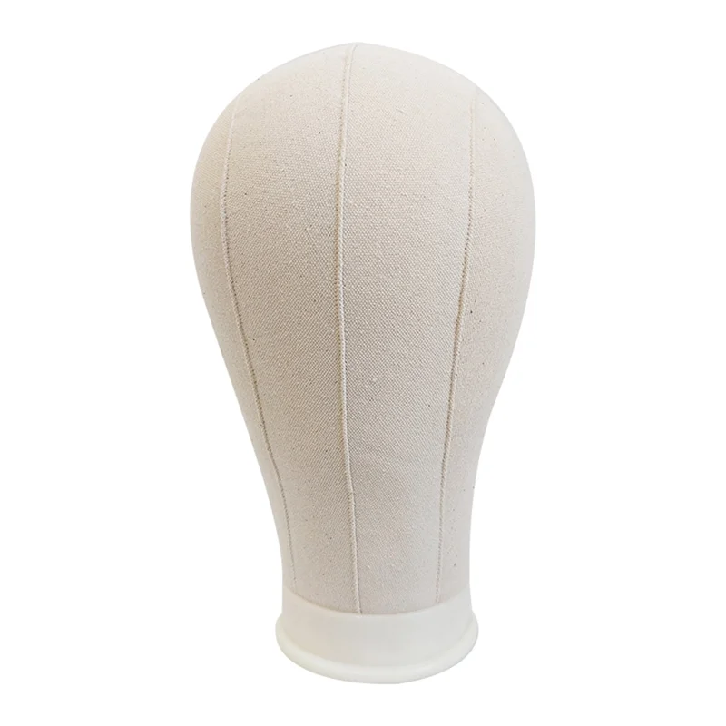 22 Inches Mannequin Canvas Head for Hair Extension Lace Wigs Making and Display Styling Mannequin Manikin Head