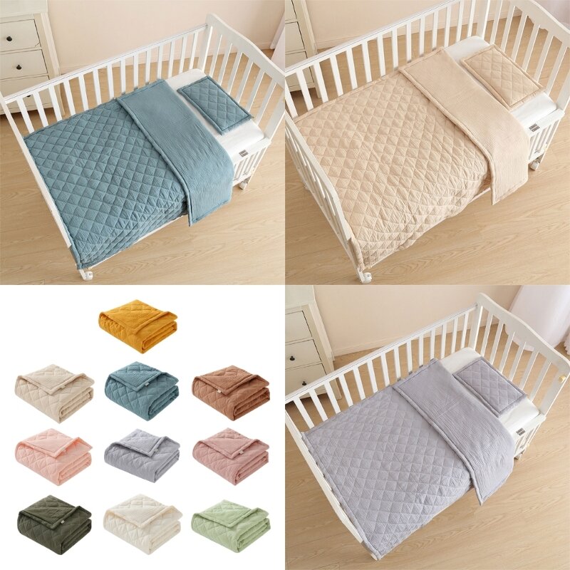 Cobertor de algodão cobertor leve para bebê recém-nascido para bebês garante uma experiência de sono tranquila e repousante K1KC
