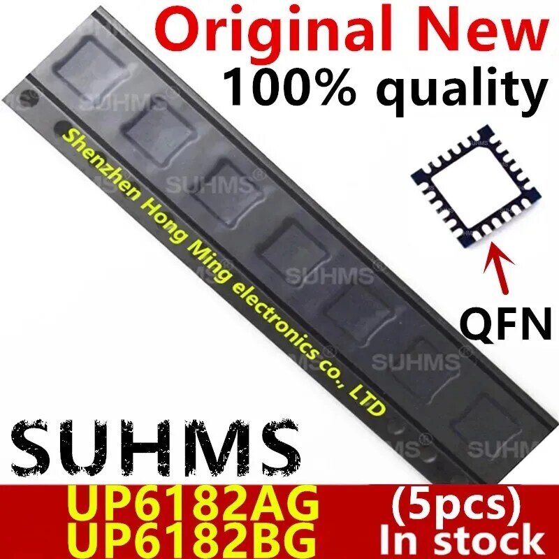 QFN-24 칩셋, UP6182AG, UP6182BG, 5 개, 100% 신제품
