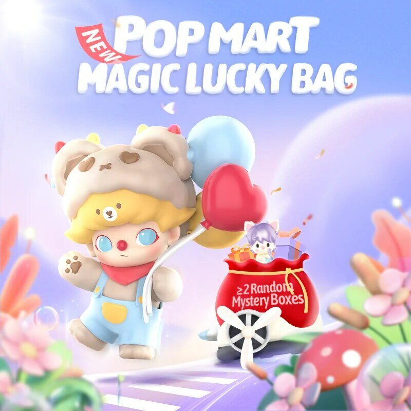 Pop Mart 2024 neue magische Glücks tasche mit großem Wert-Chance, unsere meist verkauften Blind boxen zu bekommen