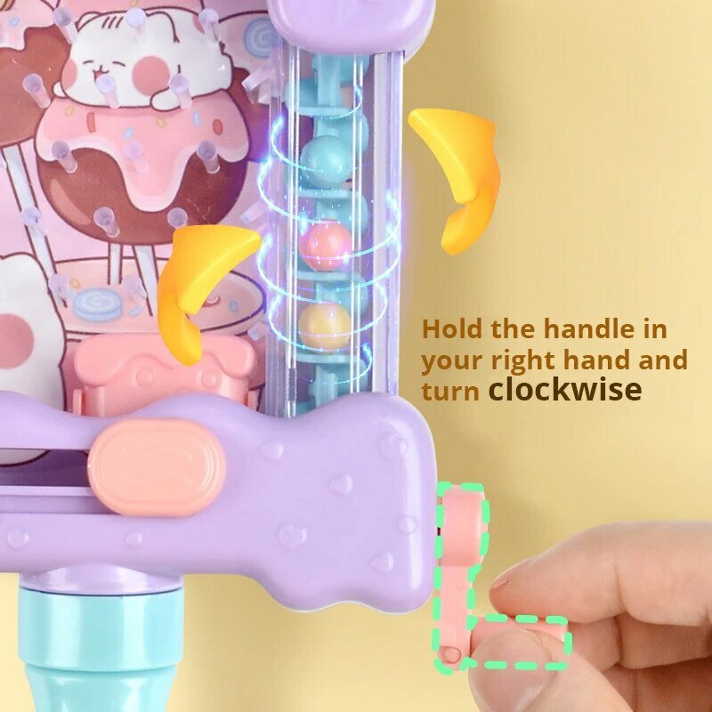 Maszyna do łapania piłek dla dzieci Puzzle Trening myślenia Koordynacja ręka-oko Zabawka dla rodziców i dzieci