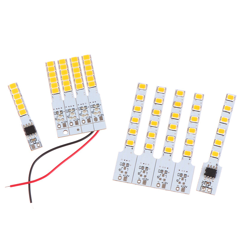 LEDフラッシュキャンドルダイオードライト、イミテーションランプボード、PCB装飾、電球アクセサリー、DIY、5個