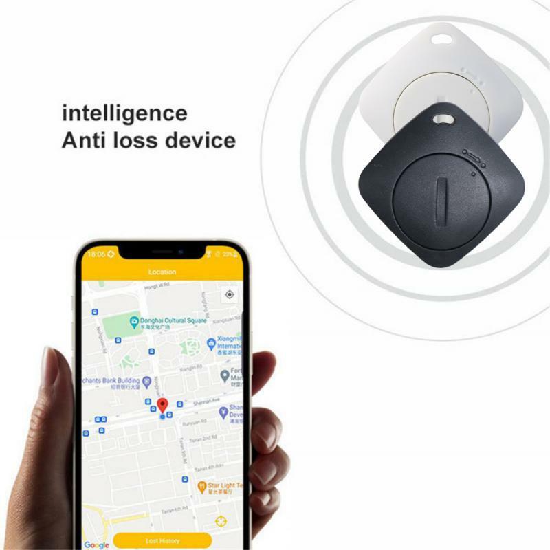 Portable Bluetooth GPS Tracker Mini IOS Wallet Locator Luggage Anti-lost Device Smart Car Keychain Finder Support Apple Find My