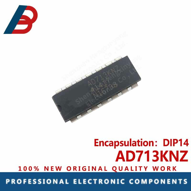 Chip de Amplificador Integrado de Alta Velocidade, Pacote AD713KNZ, Precisão DIP14, 1Pc