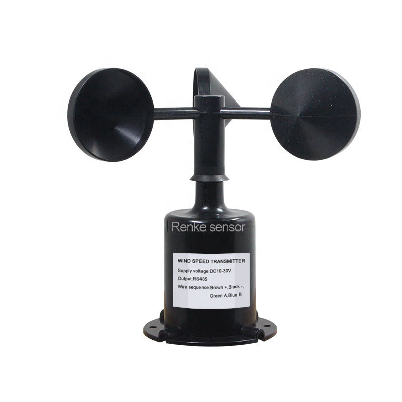 Sensor do vento do anemômetro para o sentido da velocidade, estação meteorológica, RS485, 0-10V