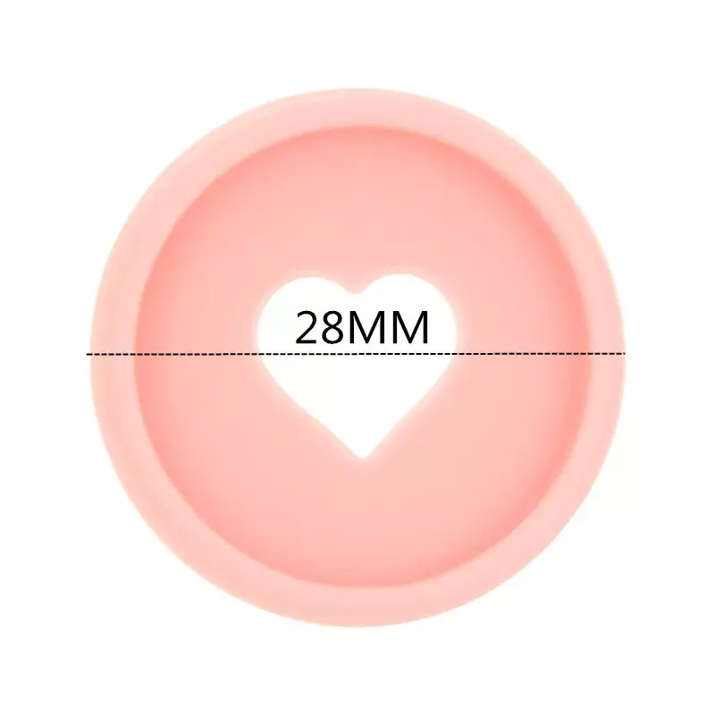 Nowy produkt 100 pcs28mm kolorowa klamra plastikowy pierścień w kształcie serca luźna klamra do notebooka