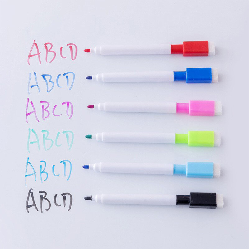 Mazywalne markery tablicowe z drobnymi końcówkami łatwe wymazywanie markery do artykuły biurowe i szkolne domowego