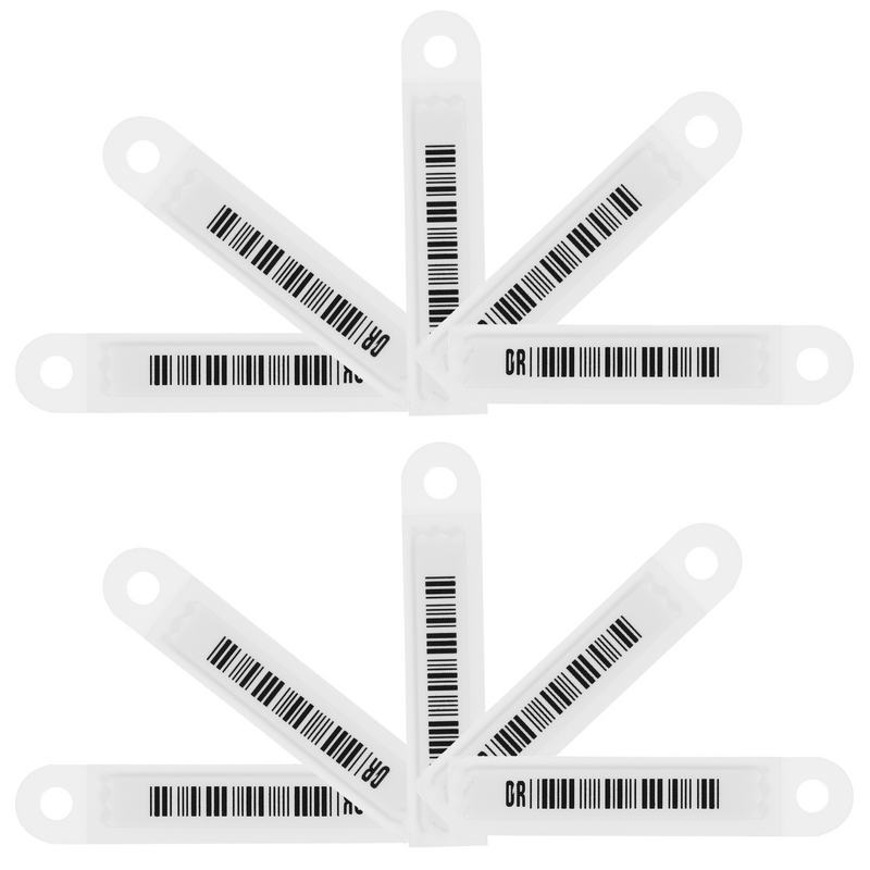 100 Pcs Disposable Acoustomagnetic Anti-theft Label Tag Supermarket Goods Labels