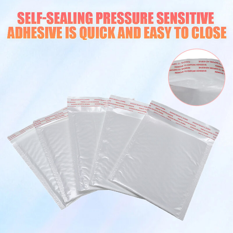 30 or 50PCS White Foam Envelope Bags Self Seal Padded Shipping Bubble Envelopes With Bubble Wrap Mailing Bag Paper Envelopes