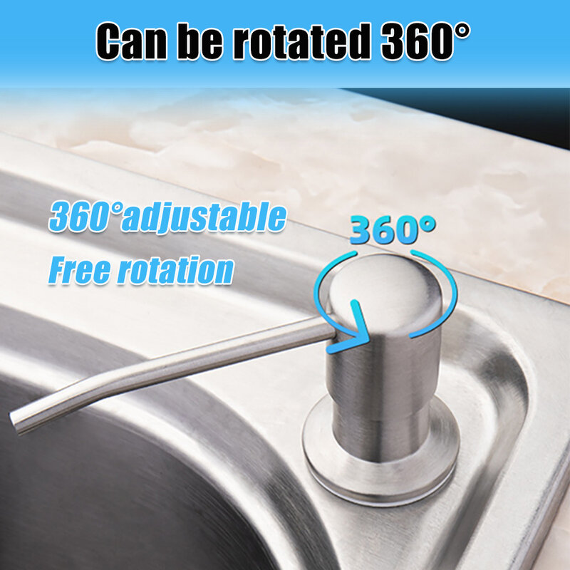 500/350ML zlewozmywak kuchenny mydło w płynie pompa dozująca mieszalnik ze stali nierdzewnej mydło w płynie butelka mydła zlewu nacisk dłoni butelka z dozownikiem mydła