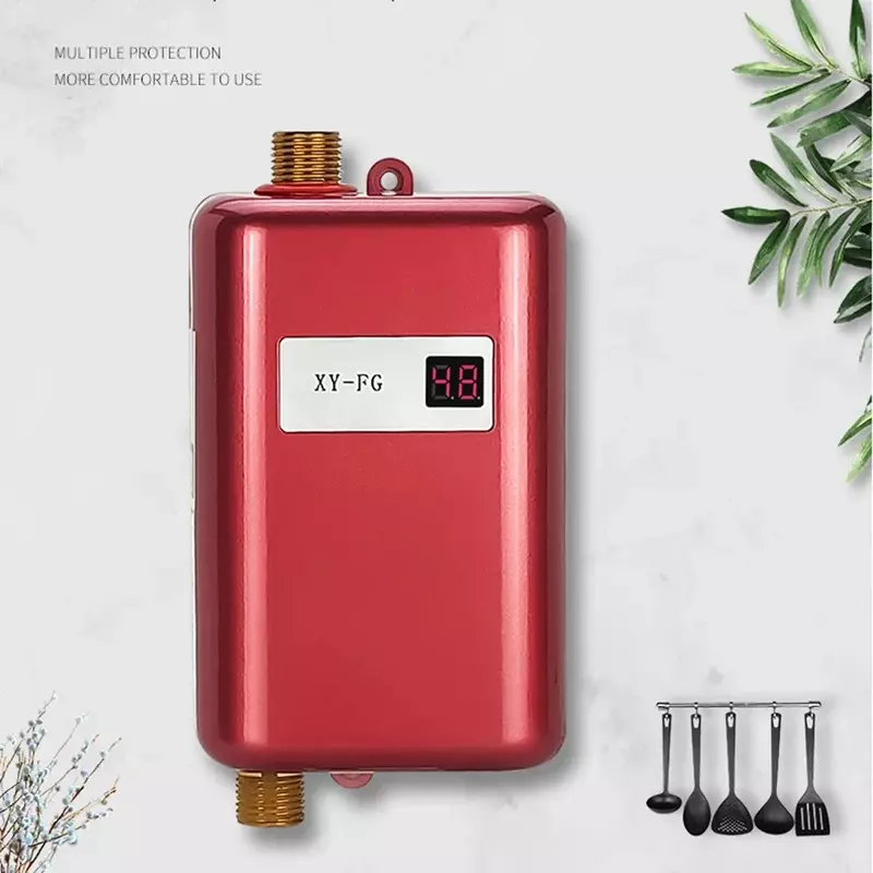 Electric Instantaneous Tankless Water Heater, Under Sink Water Heater for Kitchen Bathroom Washing