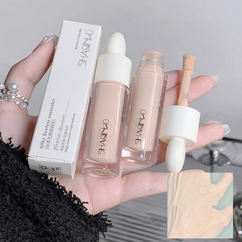 Facial Traceless Concealer Covers Acne Marks Dark Circles Even Skin Tone Moisturizing Hydrating High Coverage Concealer