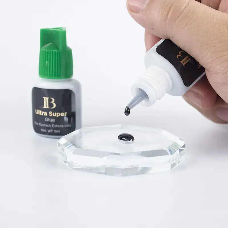 IB Ultra Super Glue extensiones de pestañas, Pegamento de tapa verde, adhesivo Individual de Corea, 5ml, secado rápido, venta al por mayor, 10 botellas
