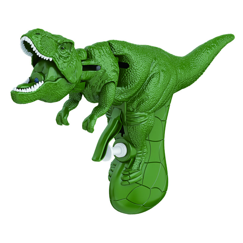 Dinosaurus goyang kepala Pistol air mainan Dino semprot menekan pegangan Pistol air anak laki-laki pantai kolam renang mainan untuk anak-anak hadiah anak laki-laki