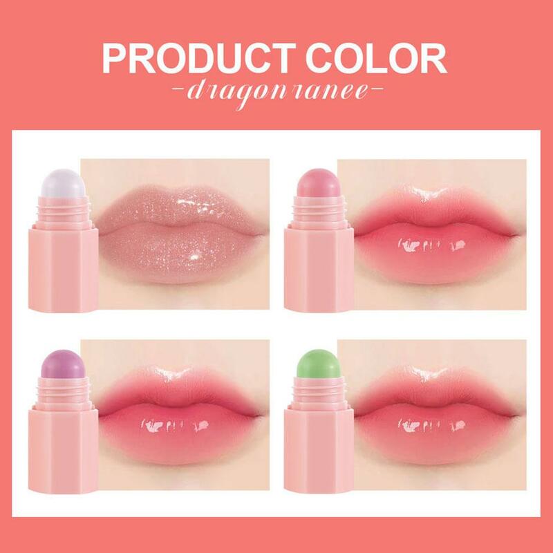 Warm Change Lip Balm Lipstick Women Warm Change Color Moisturizing Without Decolorization Moisturizing Lipstick Four Color Solid