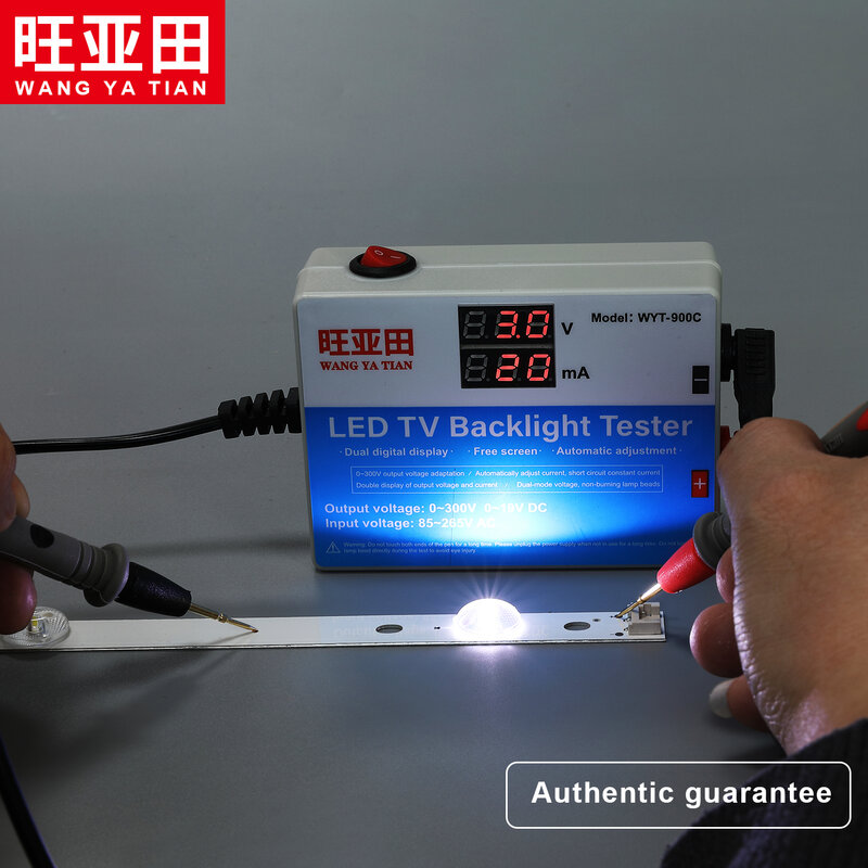 Lampu LED penguji LED 0-300V, alat uji papan tabung lampu latar TV penyesuaian otomatis