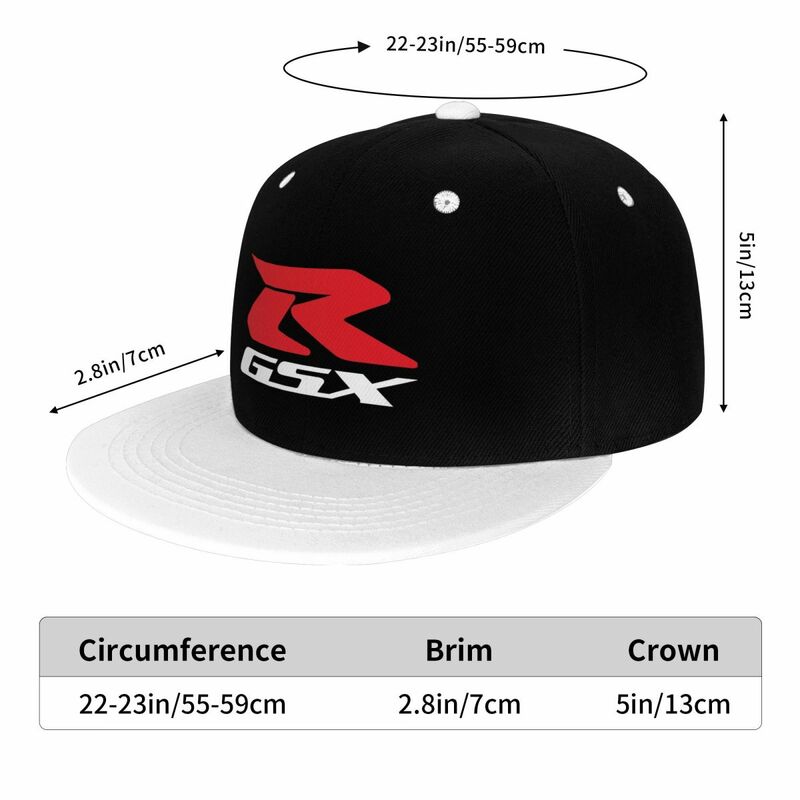 R-GSX czapka z daszkiem RGSX z płaskim daszkiem czapki hip-hopowe mężczyzn czapki z daszkiem męska opaska z kością na co dzień podróżna kapelusze przeciwsłoneczne na świeżym powietrzu
