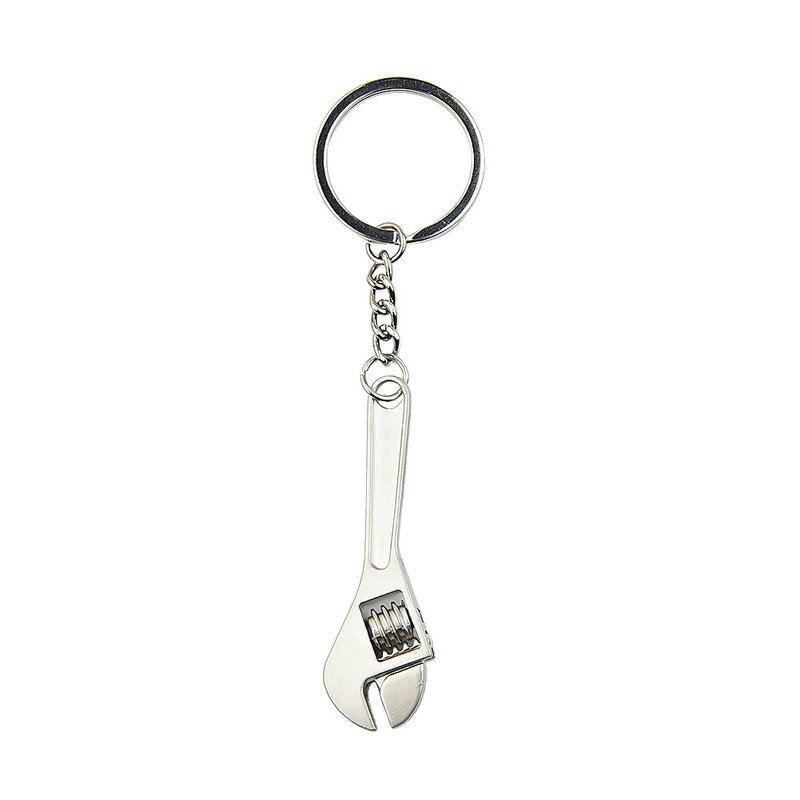 Klucz metalowy do kluczy w stylu kreatywnej mody srebrny kompaktowy brelok w stylu breloczka kreatywny