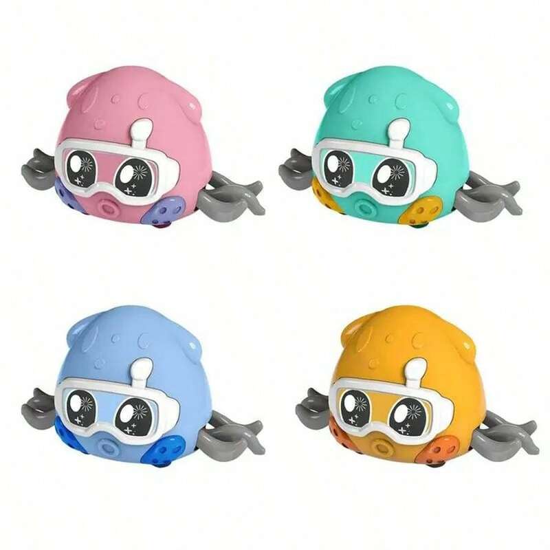 Kids Crawling Toy Pull Back Octopus Moving Sensory Toy Not Need Battery Drive Children's Birthday Gifts Learn To Climbing Supply