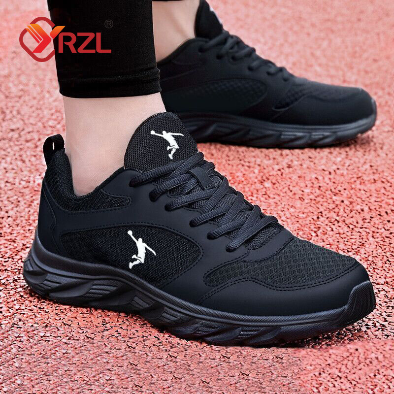 YRZL-zapatos informales transpirables para hombre, zapatillas ligeras y suaves de alta calidad, calzado de moda para caminar al aire libre, novedad