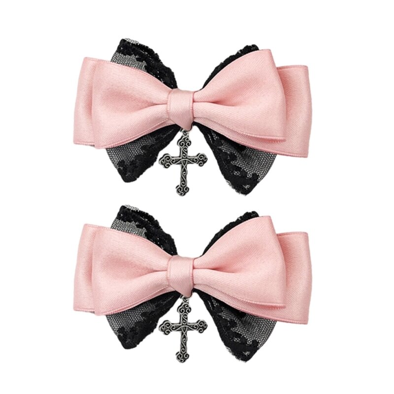 Girls Flat Clips Hairpin Large Bowknot Barrette for Women Girls Bunches