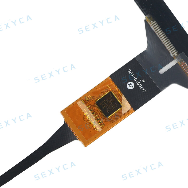JR-005-GT911 Digitizer layar sentuh kaca 7 inci 165*100mm QT-0155-FPC untuk berbagai navigasi Radio mobil Android 6 pin