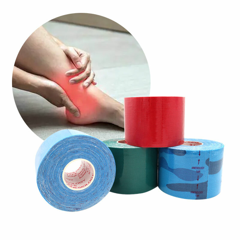 15 cores kinesiology atlético fita recuperação esportes algodão elástico adesivo tensão lesão fitness executar no joelho alívio da dor muscular