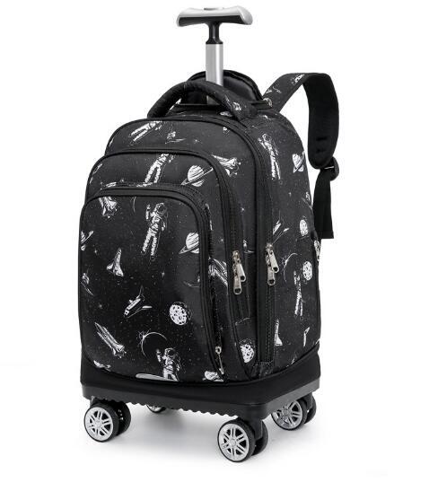 Zaino per la scuola borsa per zaino impermeabile borsa per Trolley da scuola borsa per Trolley da viaggio zaino con ruote bagaglio a mano