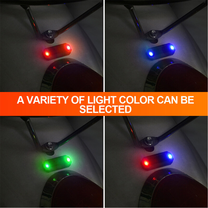 Anti-Theft Alarm LED Light for Car Motorcycles Solar Power in-Night Caution Lamp LED Flashlight Indicator Strobe Warning Light
