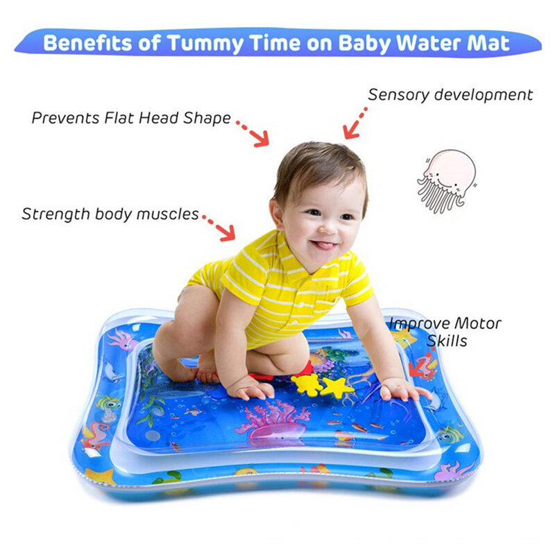 Letnia nadmuchiwana mata wodna dla niemowląt mata poduszka bezpieczeństwa kreatywna nakładka chłodząca wczesna edukacja dziecko zabawka do zabawy w wodę