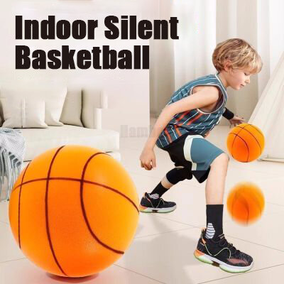 Pelota silenciosa de espuma para baloncesto, pelota suave y silenciosa de rebote de aire, cesta de tamaño 3/5/7, envío rápido