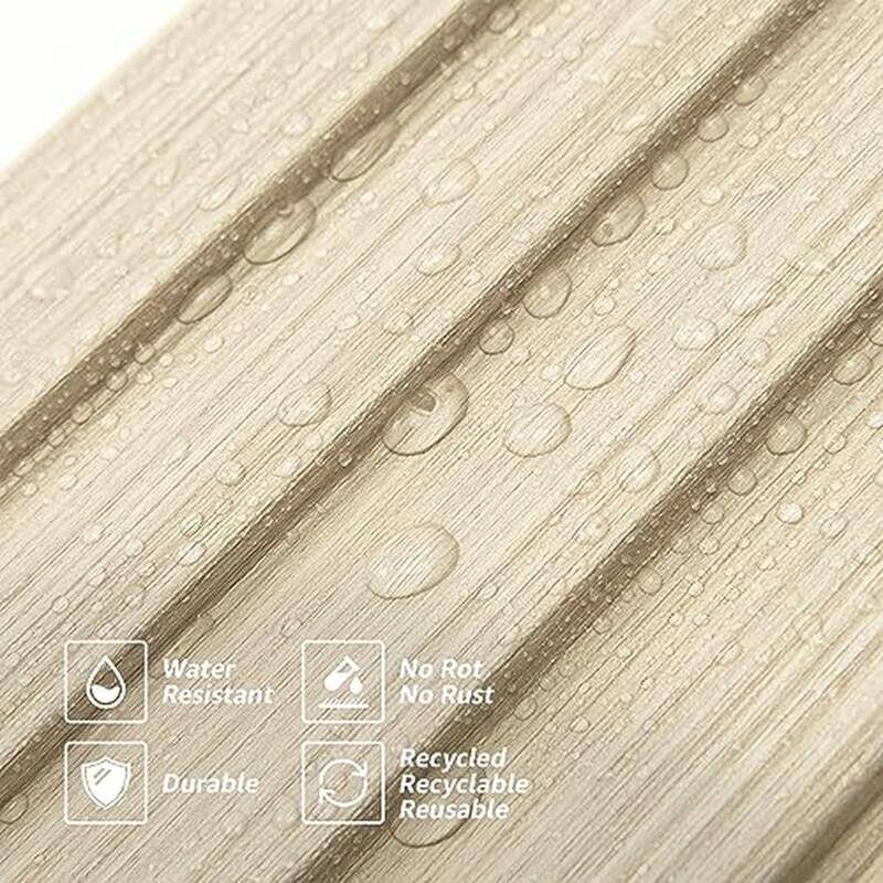 3D Soundproof WPC Slat Wall Panels Interior Exterior Decor Oak 8-Pack 96x6in TV Background Kit Easy Install Eco-Friendly Safe