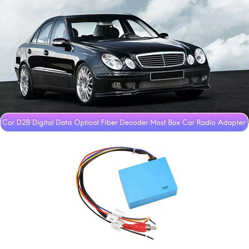 Auto d2b digitale Daten Glasfaser-Decoder Autoradio-Adapter für Mercedes Benz ml cl sl ecs clk Klasse