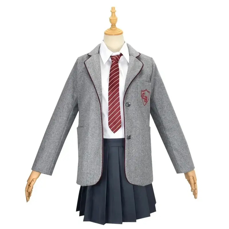 Disfraz de Cosplay de la película Matilda para niñas, uniforme escolar, abrigo, falda, disfraz Musical de Roald Dahl, Halloween