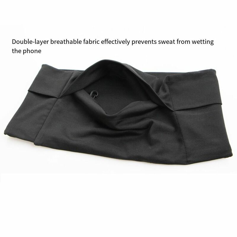 Riñonera Invisible para correr, bolsa elástica profesional, cinturón de Yoga de 3 bolsillos, soporte ajustable para teléfono móvil de gran capacidad, Unisex