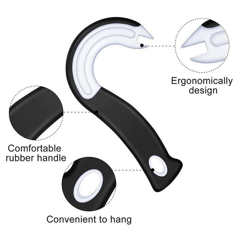 Ring Pull Can Opener Multifunction J Shaped Jar Lid Opener Can Opener Easy Grip Ring Pull Tab Cans Tins Bottles Kitchen Tools