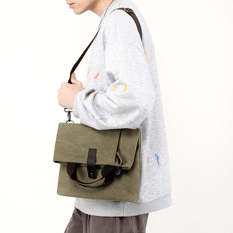 Новая модная женская многофункциональная легкая вместительная сумка, Мужская Холщовая Сумка через плечо