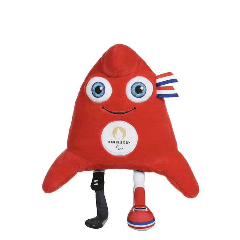 2024 New Paris Mascot Doll The Phryge Kawaii Cartoon Plush Toy Pp Cotton Souvenirs In Stock Child Birthday Gift