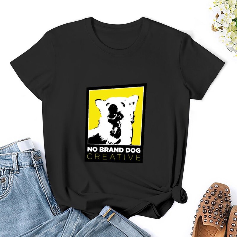 No Brand Dog Creative T-Shirt vintage ubrania koszulki koszulki graficzne letnie ubrania bluzka t shirty dla kobiet grafika