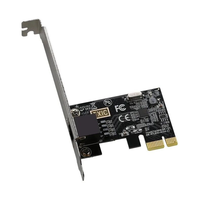 Placa de rede PCI Express para PC, 1G PCI-E para placa de rede RJ45, Chip RTL8111E, Gigabit Ethernet, 10 Mbps, 100 Mbps, 1000Mbps, 1Gbps