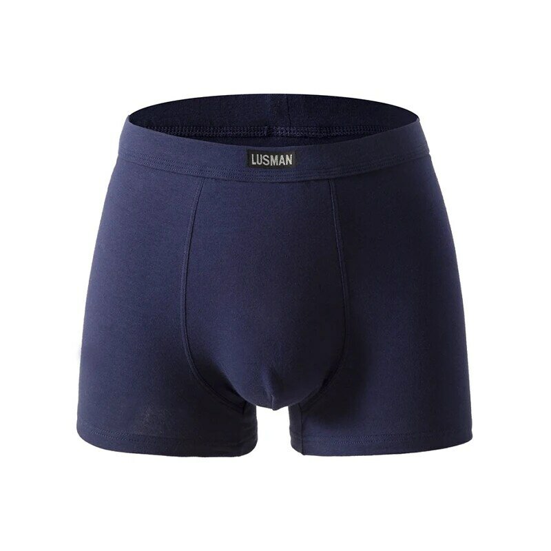 Boxers de algodão completo tecido masculino, shorts, roupa íntima, alta qualidade, plus size, 90-200kg