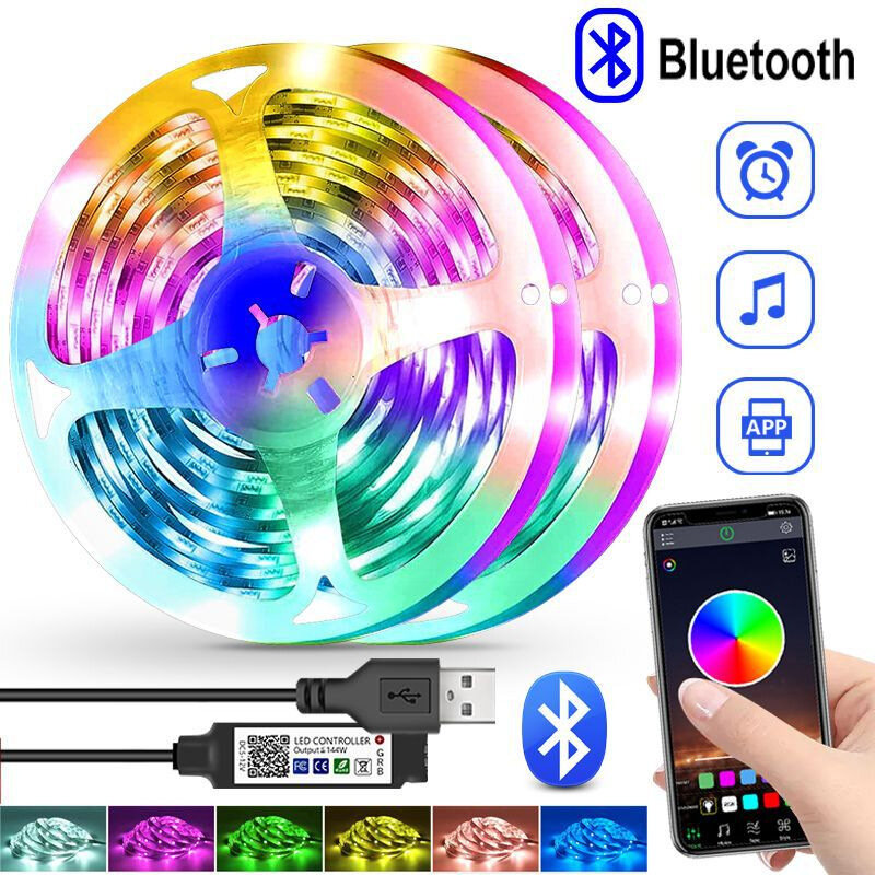 LED Light Strip SMD5050 RGBIC Light Strip Mobile Bluetooth Application Control TV Background Light Suitable For Room Decoration