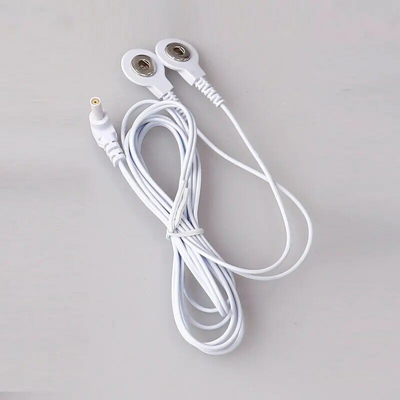 2-Way 2.35mm Plug Wires for Tens EMS Massager Electrical Nerve Muscle Stimulator Electrode Cable Line Wire for Electrode Pads