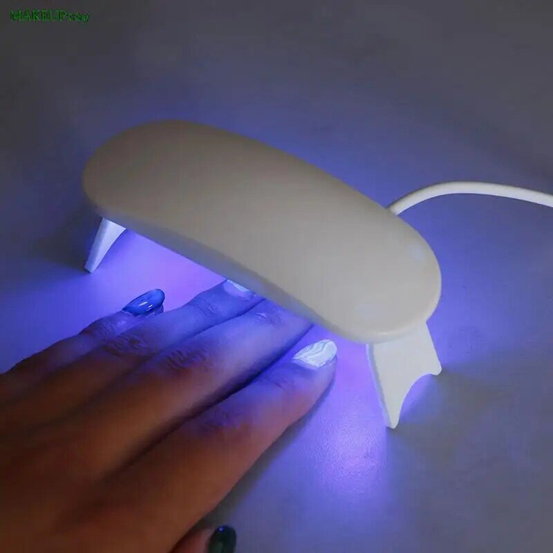 1pc 6W 80cm Mini LED UV lampa USB ładowania żel polski maszyna do utwardzania suszarka do paznokci