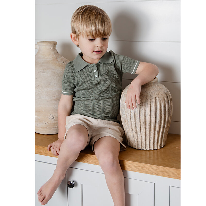 Детский хлопковый Блейзер AP Boys SS24, модные Костюмные шорты для мальчиков, #6606