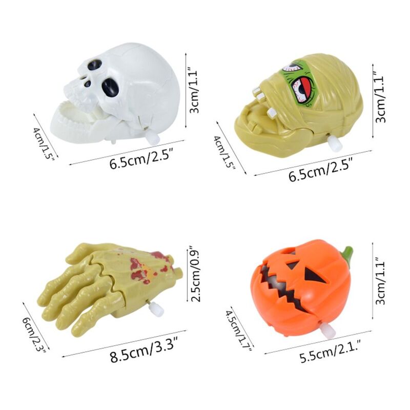 Abóbora-como hand-made brinquedo halloween, brinquedo de pelúcia, múmia, andando, wind-up
