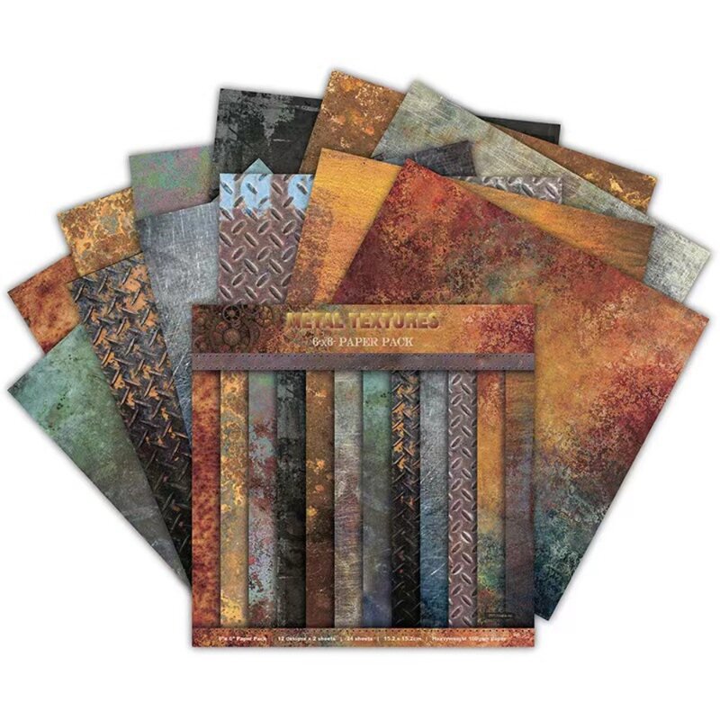 6-Zoll-Handkonto Hintergrund papier Sonnenblume Handwerk DIY Album Sammelalbum Papiere handgemachte einseitig